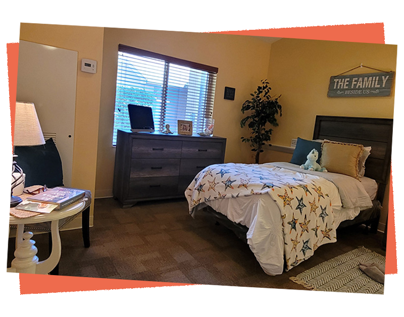 Porch with rocking chairs at Superior Residences of Lecanto